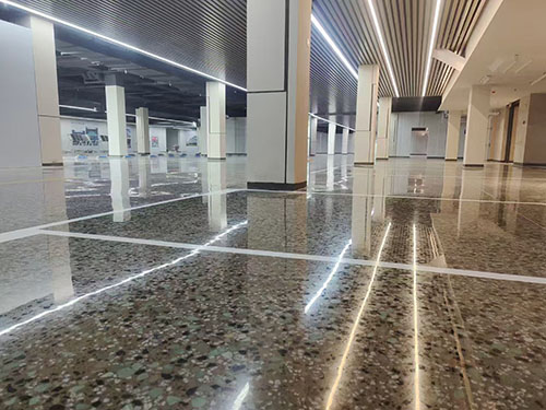 车间干撒磨石地坪